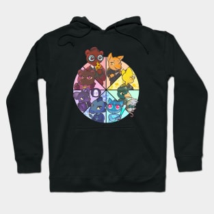 Night in the Woods Color Wheel Hoodie